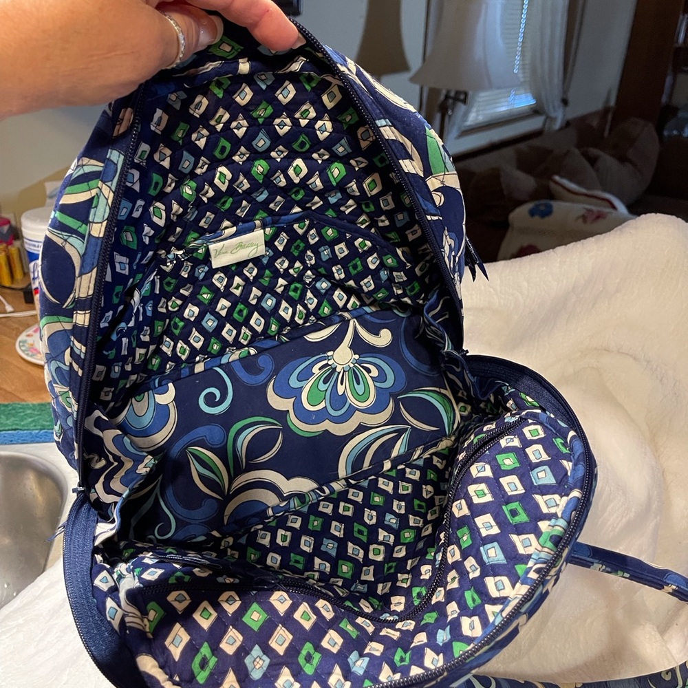 Vera Bradley “Mediterranean” Bowler Bag w/Crossbody Wallet - Picture 15 of 16